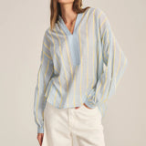 Analyn Long Sleeve Top Blue