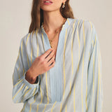 Analyn Long Sleeve Top Blue