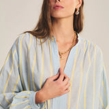 Analyn Long Sleeve Top Blue
