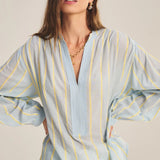 Analyn Long Sleeve Top Blue