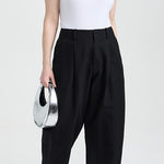 Bari Crop Trouser Black