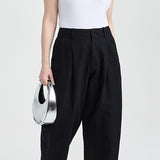 Bari Crop Trouser Black