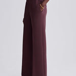 The Wide Leg Pant 28" Deep Mahogany