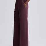 The Wide Leg Pant 28" Deep Mahogany