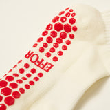 Strawberry Ruffle Grip Pilates Socks