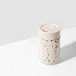 Ceramic Reusable Coffee Mug 16oz: Cream