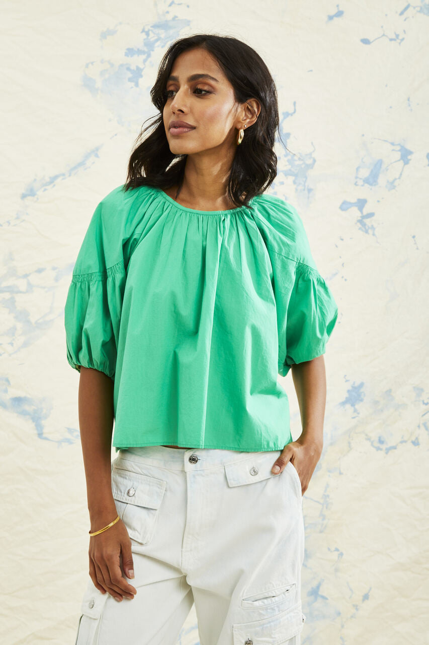 Love The Label Maeve Top Green Paradise