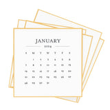 Sugar Paper 2024 Desk Calendar Refill