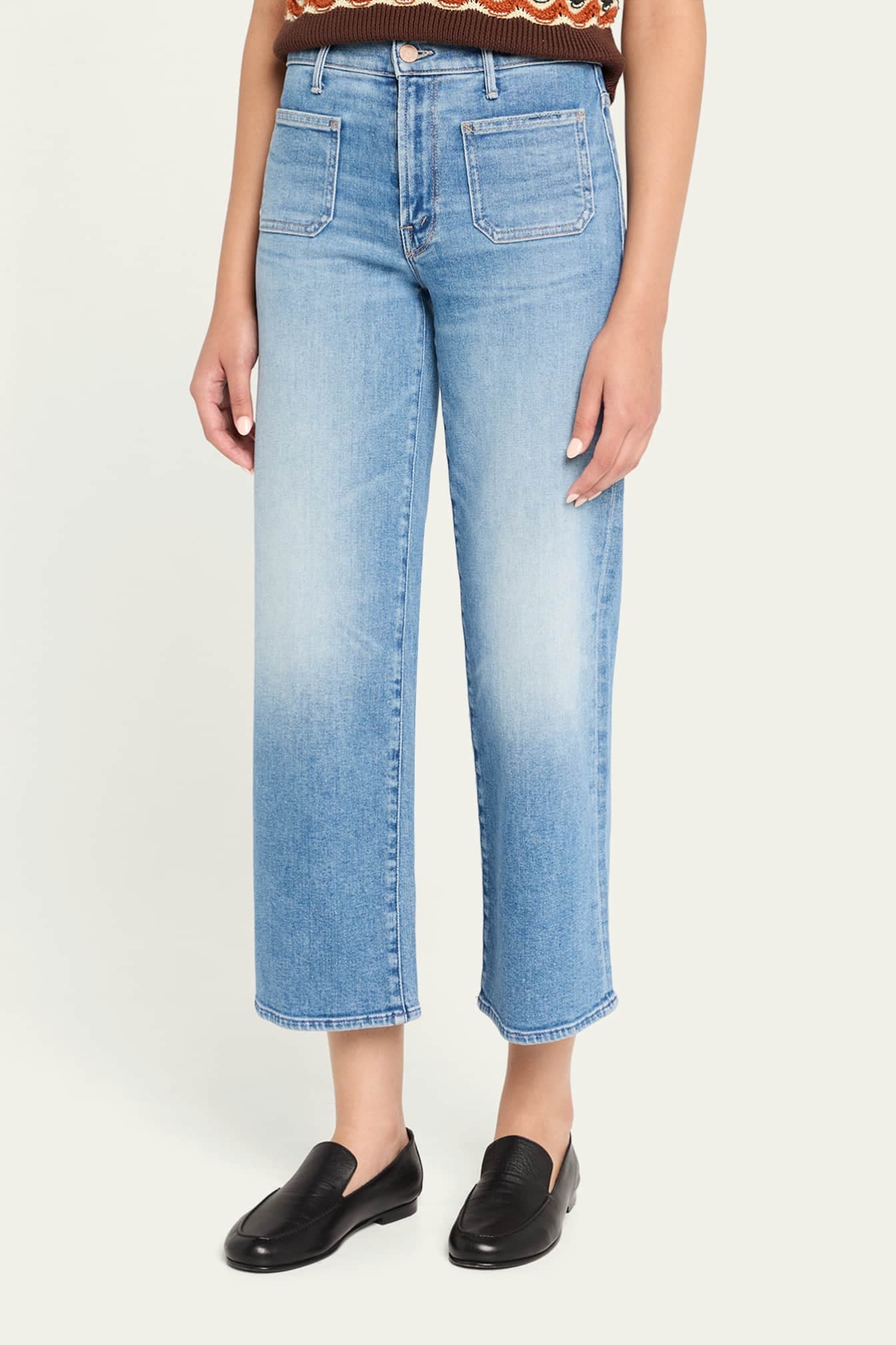 Patch Pocket Mid Rise Maven Ankle Avant Gardener