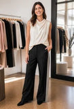 Harland Tencel Dress Pant Noir