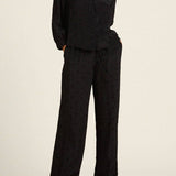 Yvonne Blouse Black Polka Dots