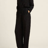 Yvonne Blouse Black Polka Dots