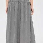 Lydia Skirt Onyx Check
