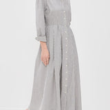 Emmelie Dress Navy Stripe