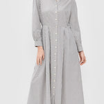 Emmelie Dress Navy Stripe