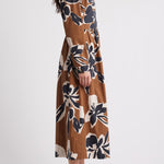 Arabella Midi Dress Smoked Clover