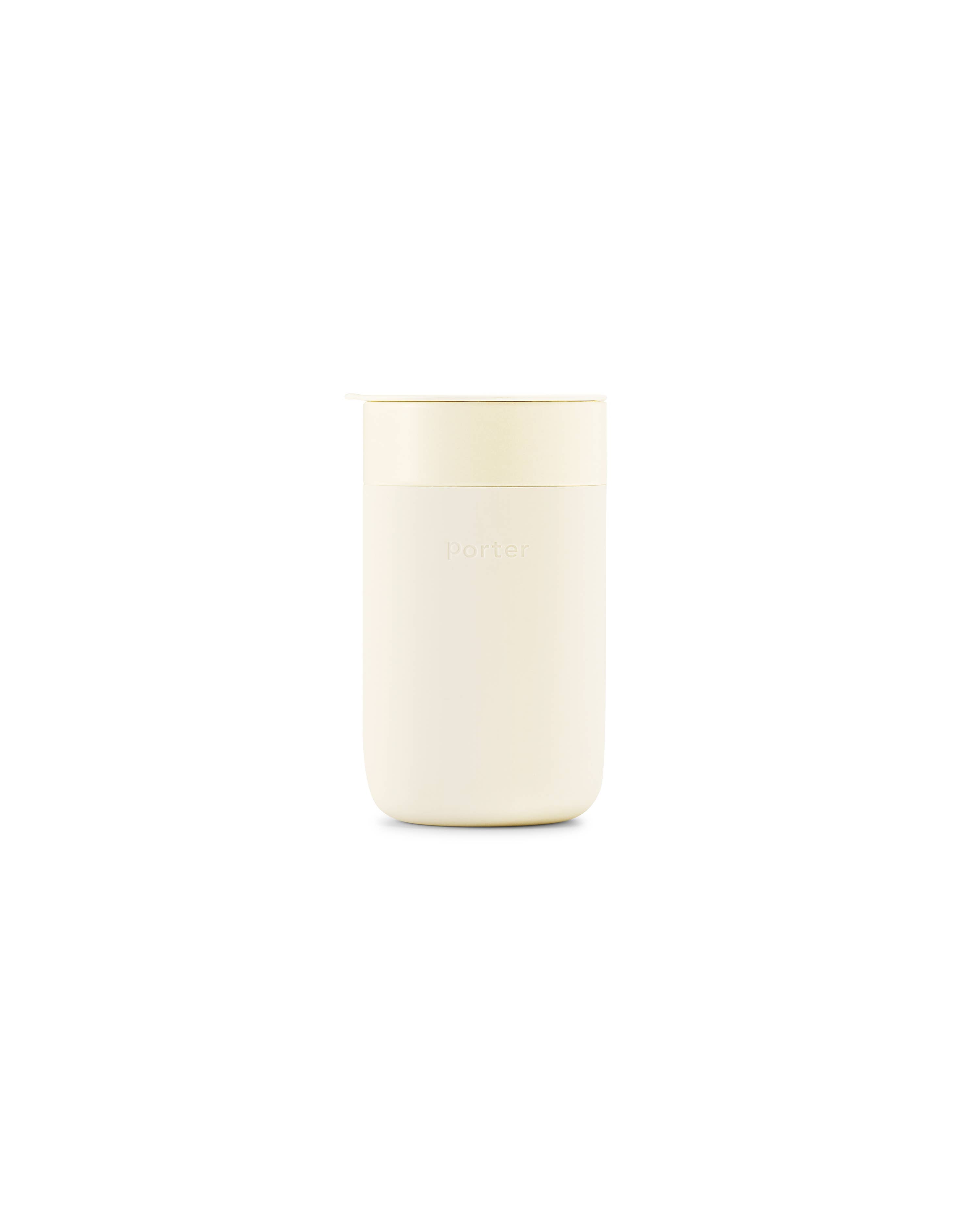 Ceramic Reusable Coffee Mug 16oz: Cream