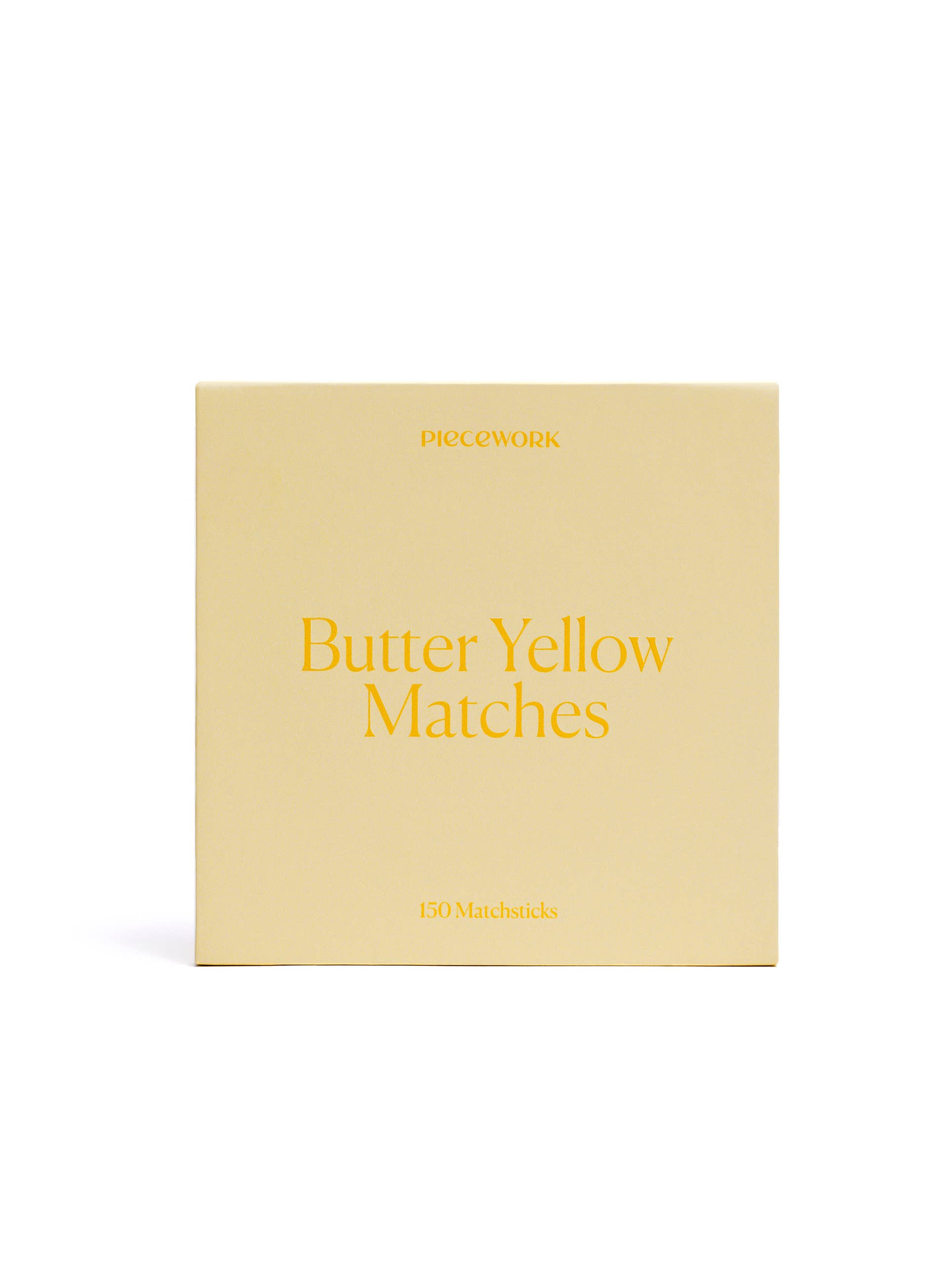 Butter Yellow Match Boxes