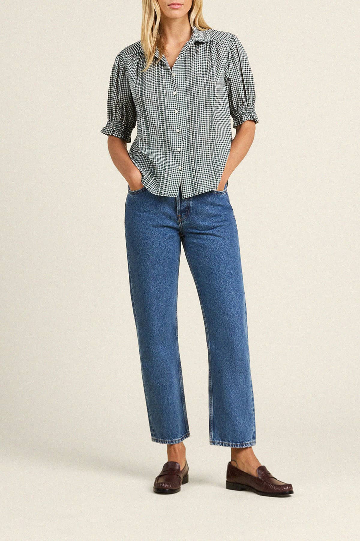 Gemma Blouse Caspian Check