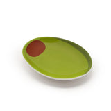 Ceramic Trinket & Jewelry Tray / Dish - Green Olive