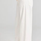 Brynn Drawstring Denim Trouser Pashmina Off White