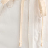 Brynn Drawstring Denim Trouser Pashmina Off White