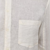 Kayla Shrunken Button Up Vanilla