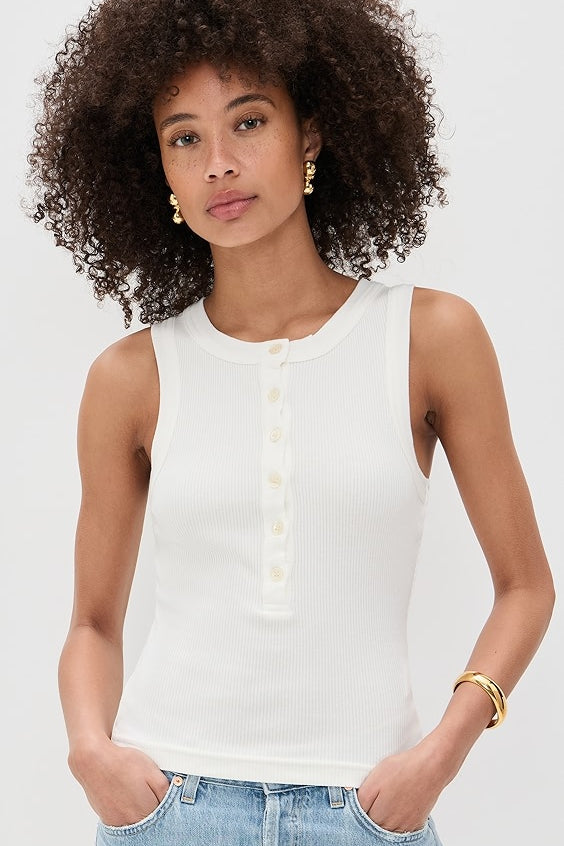 Caralyn Tank Pashmina Off White