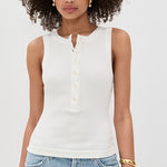 Caralyn Tank Pashmina Off White