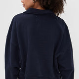 Mirelle Funnel Neck Pullover Navy
