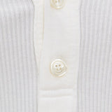 Long Sleeve 60's Polo Off White