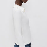 Long Sleeve 60's Polo Off White