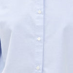 Ana Cropped Shirt Blue