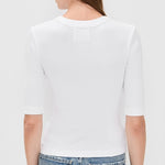 Nali Short Sleeve Henley White