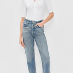 Nali Short Sleeve Henley White