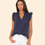 Navy Bex Top