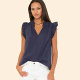Navy Bex Top