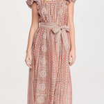 Ingrid Ankle Dress Tomar Print