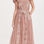 Ingrid Ankle Dress Tomar Print