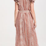 Ingrid Ankle Dress Tomar Print