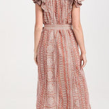 Ingrid Ankle Dress Tomar Print