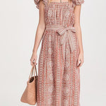 Ingrid Ankle Dress Tomar Print