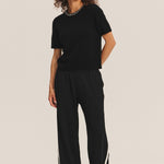 Briana Trim Crew Top