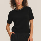 Briana Trim Crew Top