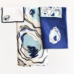 Oyster Print Large Hand Towel