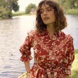 Dale Dress Rust