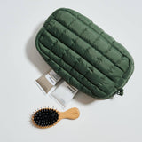 Cloud Nine - Puffer Cosmetic & Travel Organizer Pouch: Denim