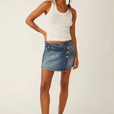 We The Free Wynne Denim Skirt