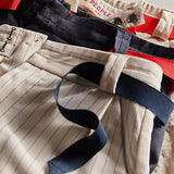 Perfect Prep Trouser Short Ivory and Black Combo