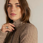 Brunch Girl Zip Up Dusted Cocoa